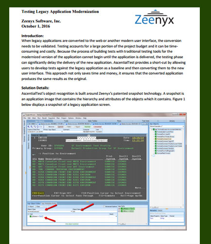 Testing Legacy Application Modernization